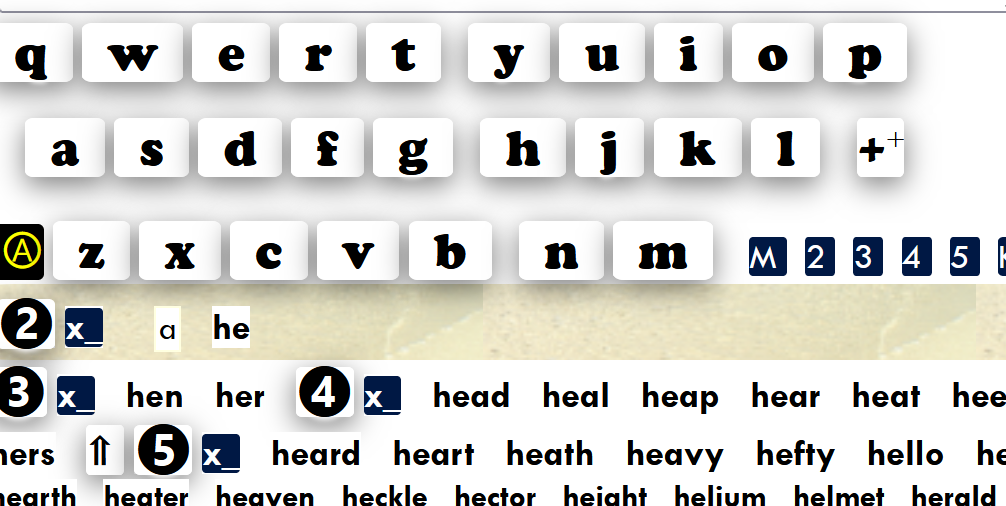 select HE, then HELLO